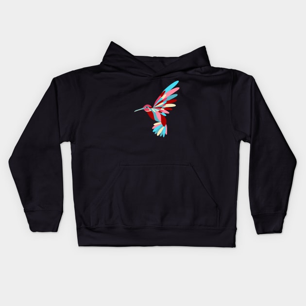 Hummingbird Kids Hoodie by ElviaMontemayor